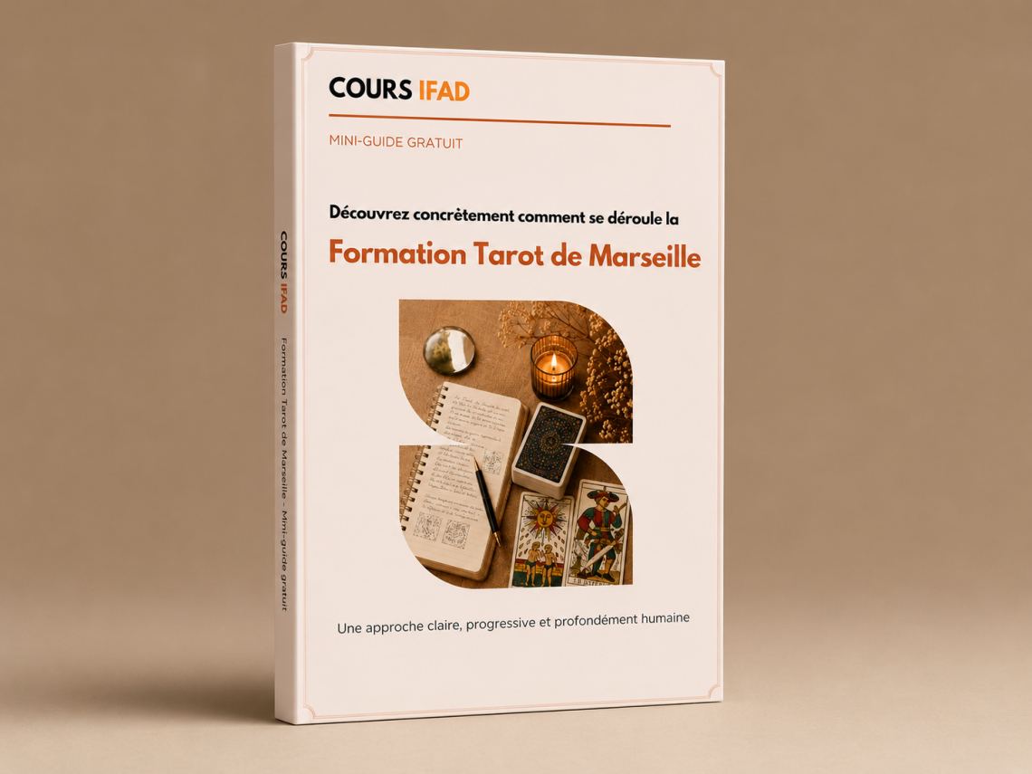 Guide gratuit de présentation de la formation Tarot de Marseille - Cours IFAD