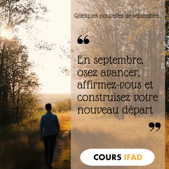 Cours IFAD - Énergies du mois de septembre 2026